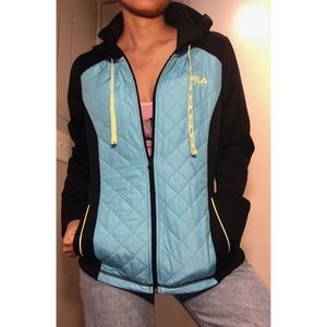 FILA SPORT jacket with hoodie